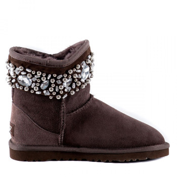 UGG Jimmy Choo Crystals Chocolate