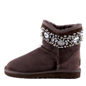 UGG Jimmy Choo Crystals Chocolate