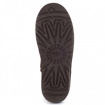 UGG Short Zip Metallic Chocolate