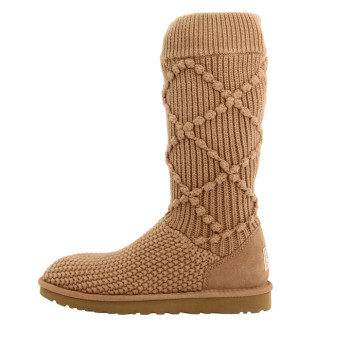 UGG Argyle Knit Chestnut