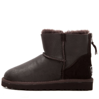 UGG Men's Mini Zip Metallic Chocolate