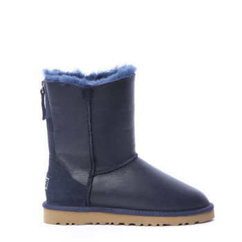 UGG Short Zip Metallic Navy
