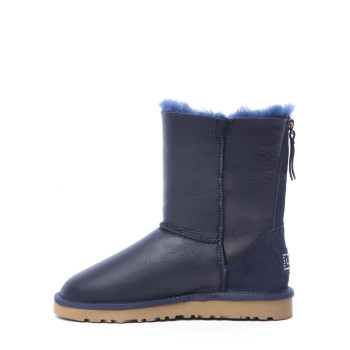 UGG Short Zip Metallic Navy