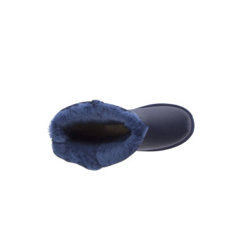 UGG Short Zip Metallic Navy
