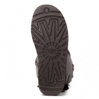 UGG Bailey Bow Tall Metallic Chocolate