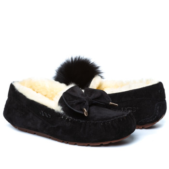 UGG Dakota Pom Pom New Black