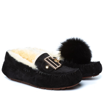 UGG Dakota Pom Pom New Black