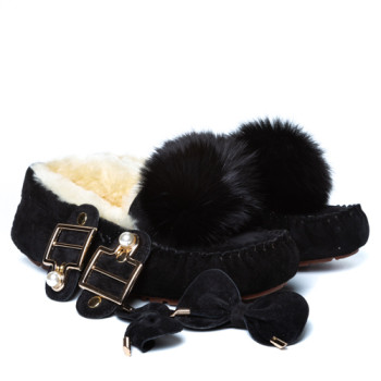 UGG Dakota Pom Pom New Black