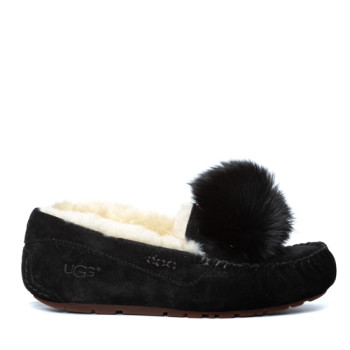 UGG Dakota Pom Pom New Black