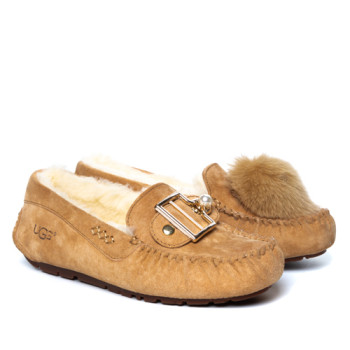 UGG Dakota Pom Pom New Chestnut