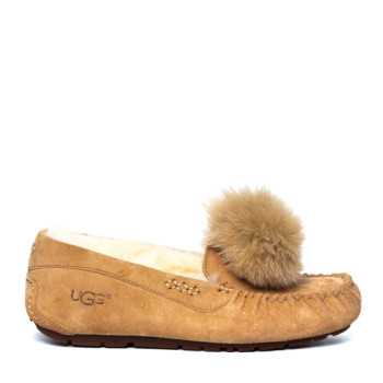 UGG Dakota Pom Pom New Chestnut