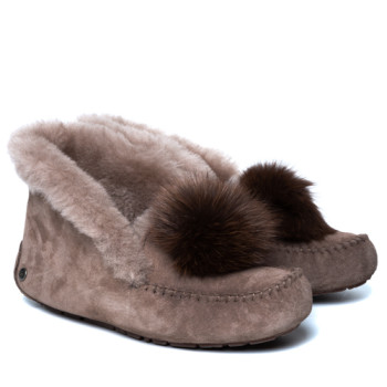 UGG Alena Pom Pom Chocolate