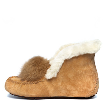 UGG Alena Pom Pom Chestnut