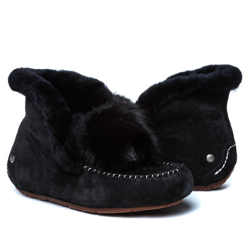 UGG Alena Pom Pom Black
