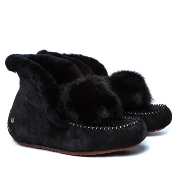 UGG Alena Pom Pom Black