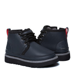 UGG Kids Boots Neumel Zip WP Black UGG Kids Boots Neumel Zip WP Black
