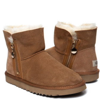 UGG Classic Mini Zipper Chestnut