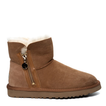 UGG Classic Mini Zipper Chestnut
