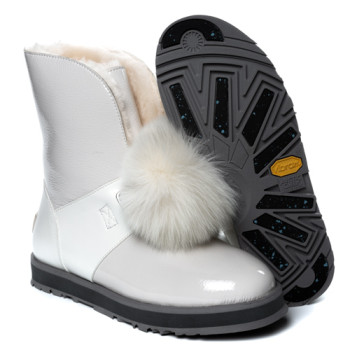 UGG Isley Patent Waterproof White