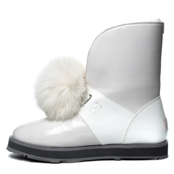 UGG Isley Patent Waterproof White