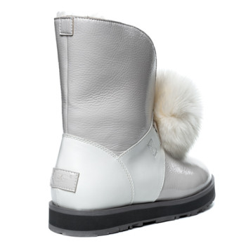 UGG Isley Patent Waterproof White