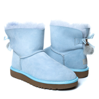 UGG Bailey Bow Mini Tassel Iceberg