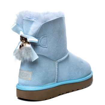 UGG Bailey Bow Mini Tassel Iceberg