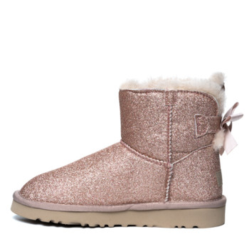 UGG Bailey Bow Mini Sparkle Boot Dusk