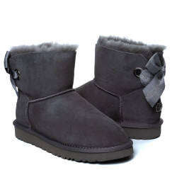 UGG Bailey Bow Mini Customizable Grey UGG Bailey Bow Mini Customizable Grey