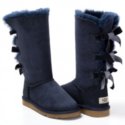 UGG Bailey Bow Tall Navy